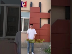 Łatwy w montażu i regulowany system wsparcia fasady całkowicie wykonany z aluminium