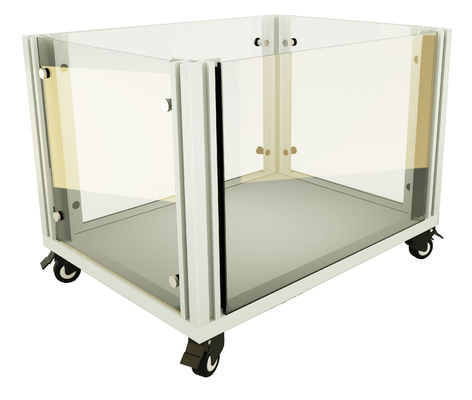 jakość  Mesh Panel Metal Dog Crate Metal Dog Kennel With Sliding Door 4 Wheels Easy Assembly Required fabryka