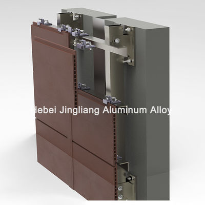 jakość  20mm Thickness Terracotta Facade Support System fabryka