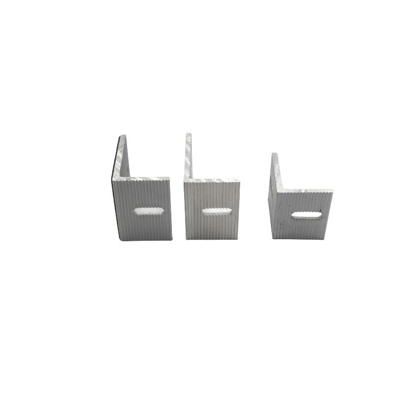Jednostronny aluminiowy uchwyt kątowy, zewnętrzny, żelazny