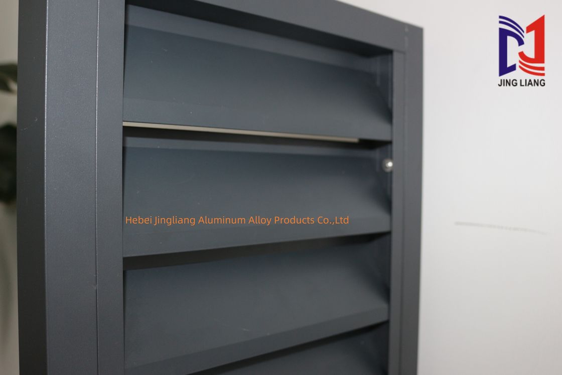Niestandardowe aluminiowe żaluzje malowane proszkowo lub PVDF lub anodowane utlenianie do dekoracji