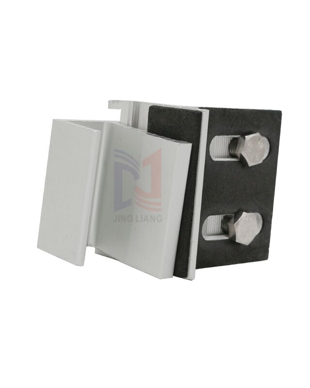 Antykorozyjny aluminiowy klips końcowy do systemu mocowania fasady z terakoty