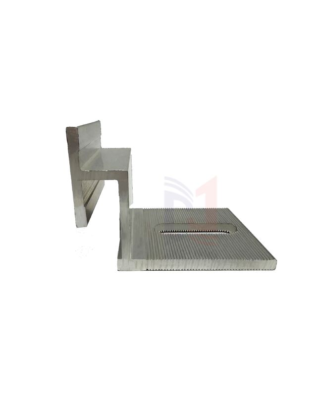 Lekkie aluminiowe zaciski do systemu wsparcia elewacji dla budynków komercyjnych i mieszkalnych