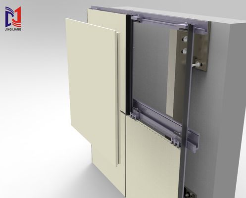 System nośny wentylowanej elewacji z terakoty dla paneli terakotowych 19 mm